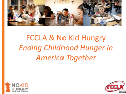 Share Our Strength: Making No Kid Hungry a Reality.
