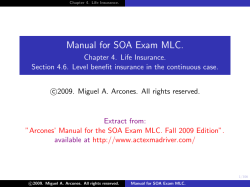 Manual for SOA Exam MLC.