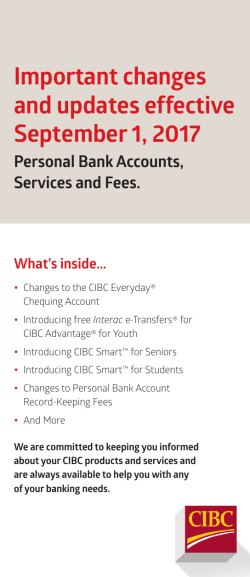 Important Changes And Updates Effective September 1