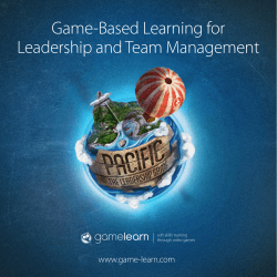 Game-Based Learning for Leadership and Team