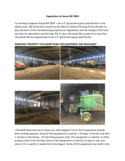SJB Farms Opposition to HB 2859