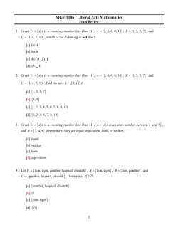 MGF 1106 Final Exam Review
