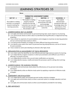 learning strategies 35