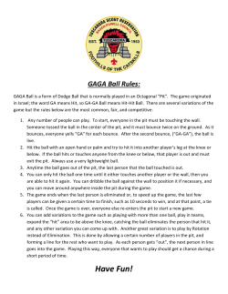 GAGA Ball Rules