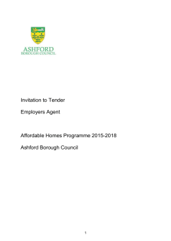 Invitation to Tender