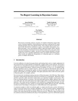 No-Regret Learning in Bayesian Games