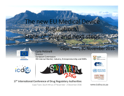The new EU Medical Device Regulations: State-of