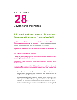 Governments and Politics