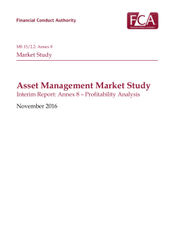 Asset Management Market Study