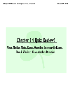 Chapter 14 Review Game (Answers).notebook