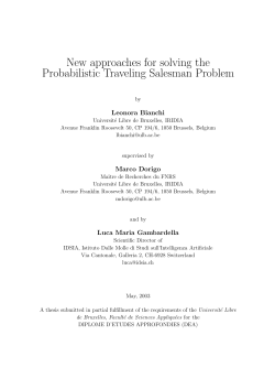 New approaches for solving the Probabilistic Traveling Salesman