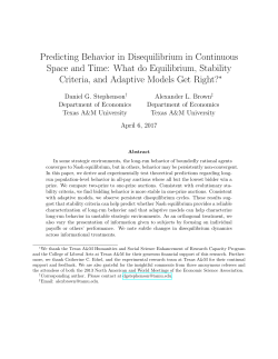 Predicting Behavior in Disequilibrium in Continuous Space and Time