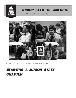 starting a junior state chapter