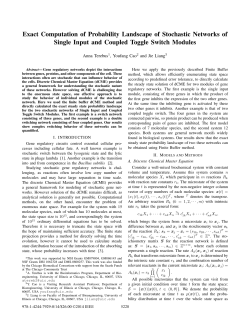 Exact Computation of Probability Landscape of Stochastic Networks