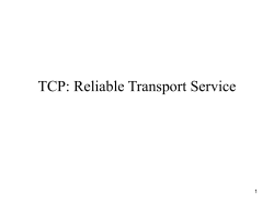 TCP provides a completely reliable