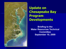 Total Nitrogen (TN) Basinwide nitrogen loads of initial key scenarios
