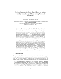 Optimal parameterized algorithms for planar facility location