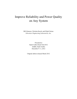 Improve Reliability and Power Quality on Any System