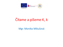 *&iacute;tame a p&iacute;*eme K, k