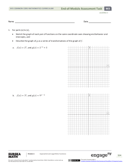 Algebra II Module 3