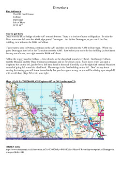 The Address is - Colbost
