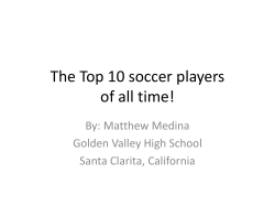 The Top 10 soccer players of all time!!!!