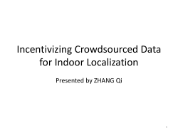 Incentivizing Crowdsourced Data for Indoor Localization