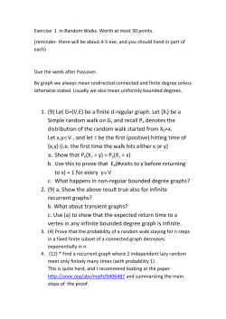 be a finite d-regular graph. Let