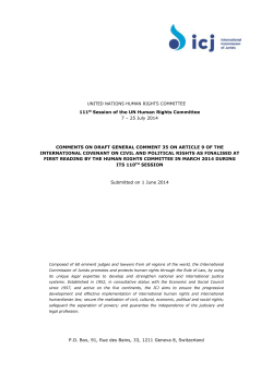 International Commission of Jurists