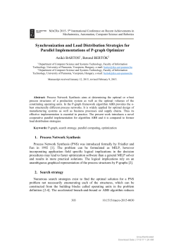 Synchronization and Load Distribution Strategies for