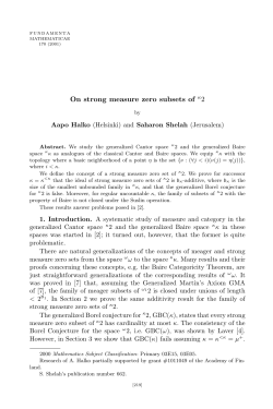 On strong measure zero subsets of &kappa;2