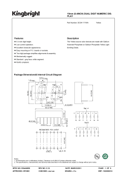 10mm (0.4INCH) DUAL DIGIT NUMERIC DIS