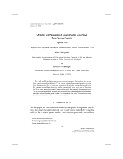 Efficient Computation of Equilibria for Extensive Two