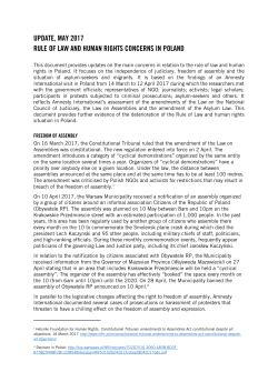 update, may 2017 rule of law and human rights concerns in poland