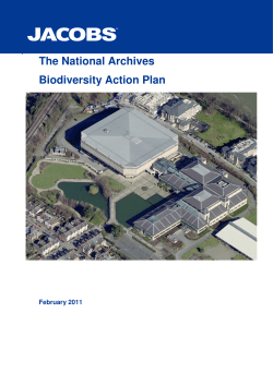 The National Archives Biodiversity Action Plan