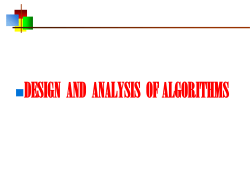 Algorithm Input Output