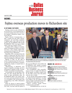 Fujitsu overseas production Fujitsu overseas production moves to