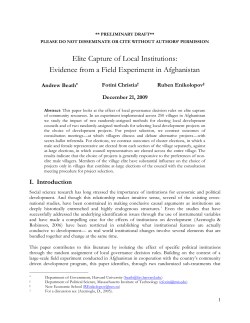 Beath.Christia.Enikolopov.EliteCaptureWorkingPaper
