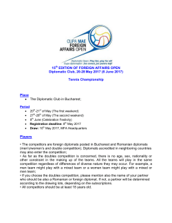 10th Edition of the Foreign Affairs Open