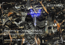 Insurance for Consenting Adults