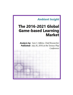 The 2016-2021 Global Edugame Market