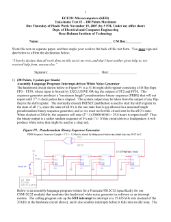 ECE331 Microcomputers (KEH) - Rose