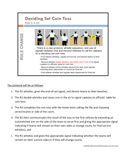 Deciding Set Coin Toss