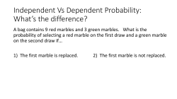 Independent Vs Dependent Prbability: What*s the