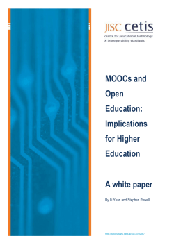 MOOCs and Open Education