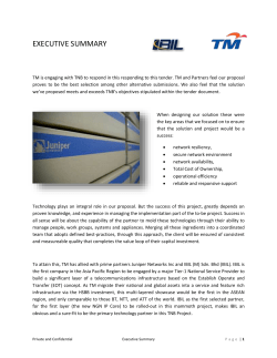 Overall Executive Summary
