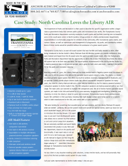 Case Study: North Carolina Loves the Liberty AIR