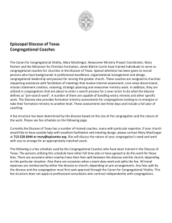 Coaching Fee Schedule