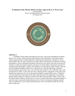 APPENDIX C: Marine Debris Tracker App Survey
