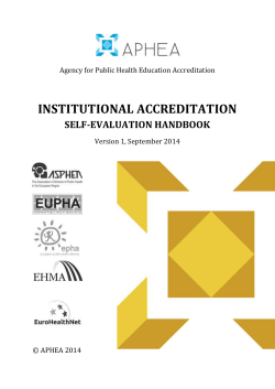 institutional accreditation